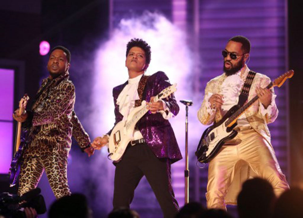 Bruno Mars as Prince (photo c/o AFP)
